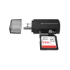 Conceptronic BIAN06B Lector de tarjetas SD TF/MicroSD 4.0, UHS-II, USB 3.0, 5 Gbit/s