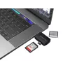 Conceptronic BIAN06B Lector de tarjetas SD TF/MicroSD 4.0, UHS-II, USB 3.0, 5 Gbit/s