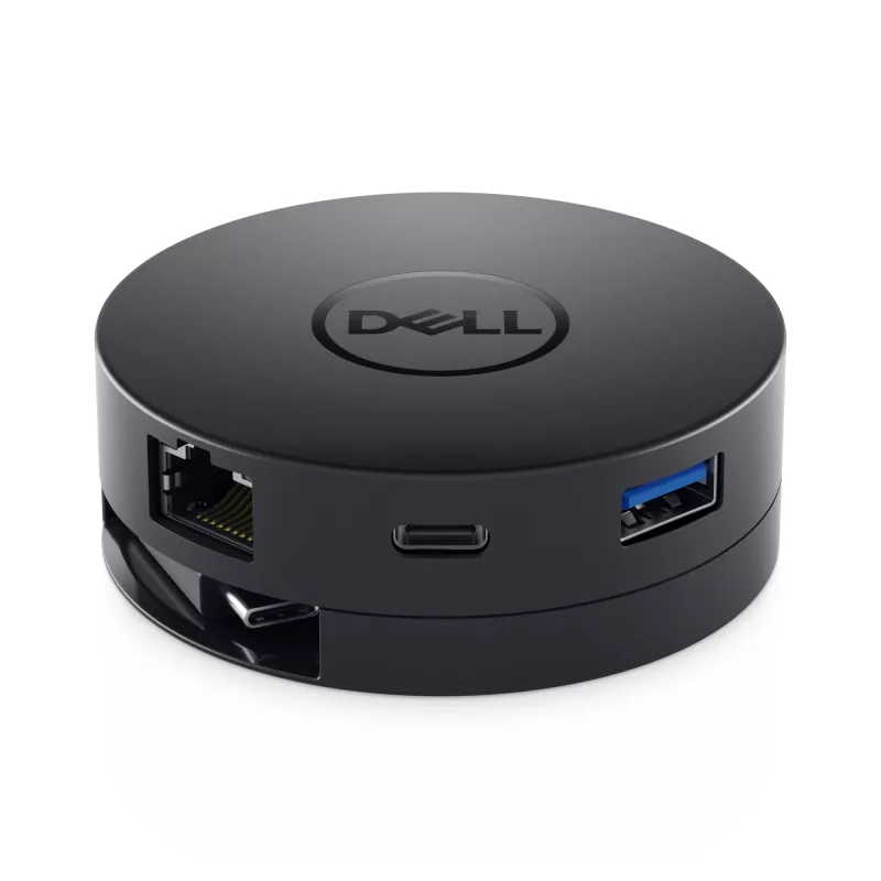 Adaptador móvil DELL DA300 con cable USB 3.2 Gen 2 (3.1 Gen 2) Type-C negro