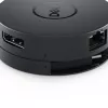 Adaptador móvil DELL DA300 con cable USB 3.2 Gen 2 (3.1 Gen 2) Type-C negro