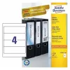Etiqueta autoadhesiva Avery L4761-100 rectángulo redondeado