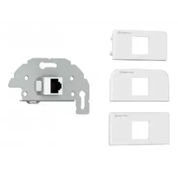 Caja de conexión RJ-45 Kindermann 7456000523 gris blanco
