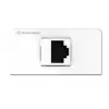 Toma de red RJ-45 Kindermann 7456000523 gris blanco