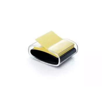 3M Post-it PRO-B1Y dispensador Z-Notes con 1 bloc (90 hojas), negro/amarillo