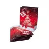 Bolsa de papel Sigel GT023 rojo blanco