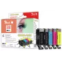 Peach PI100-140 Cartucho de tinta 5 uds. Compatible Negro, Cian, Negro fotográfico, Amarillo