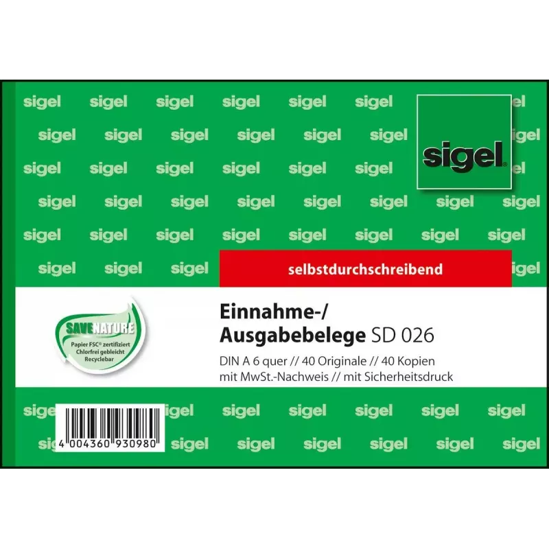 Formulario comercial Sigel SD026