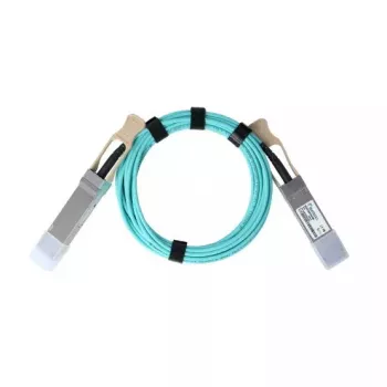 BlueOptics QSFP-40G-D-AOC-10M-CM-BO Cable de fibra óptica InfiniBand 10m conector/conector