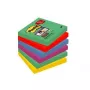 Notas adhesivas Staples 3M 654 rectangulares 76×76 mm multicolor 90 hojas