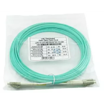 Cable de fibra óptica InfiniBand BlueOptics BK840A 5 m LC Aqua OM3