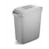 Papelera Durable 1800503050 rectangular plástico gris ancho 590 mm profundidad 282 mm alto 600 mm