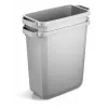 Papelera Durable 1800503050 rectangular plástico gris ancho 590 mm profundidad 282 mm alto 600 mm