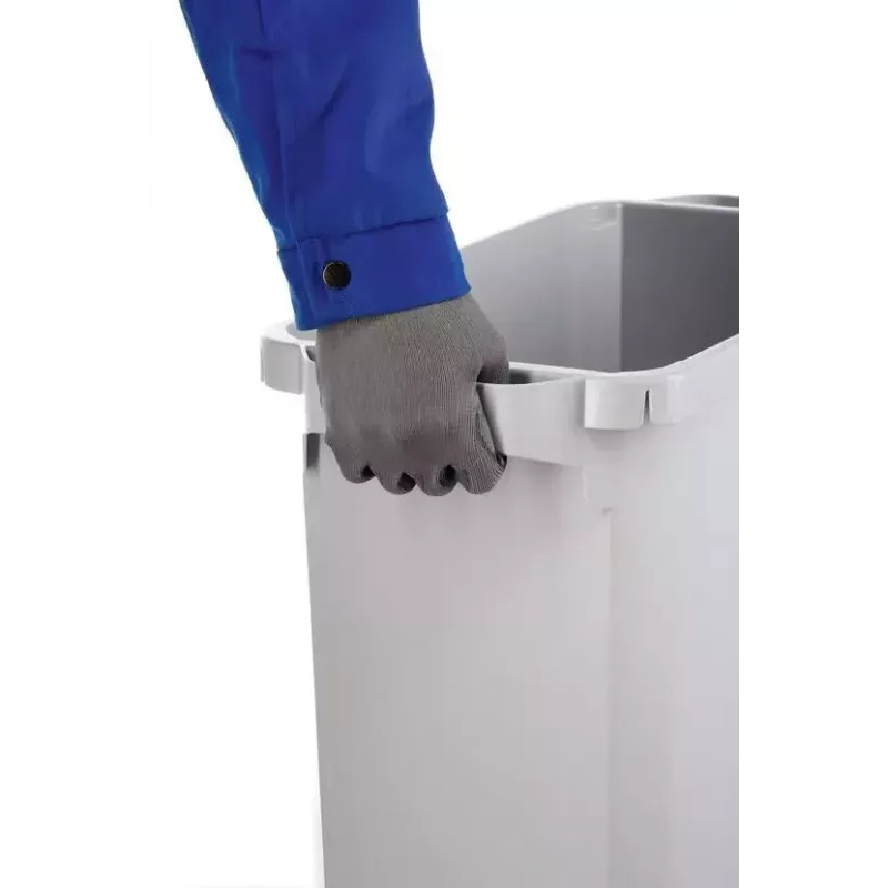 Papelera Durable 1800503050 rectangular plástico gris ancho 590 mm profundidad 282 mm alto 600 mm