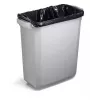 Papelera Durable 1800503050 rectangular plástico gris ancho 590 mm profundidad 282 mm alto 600 mm