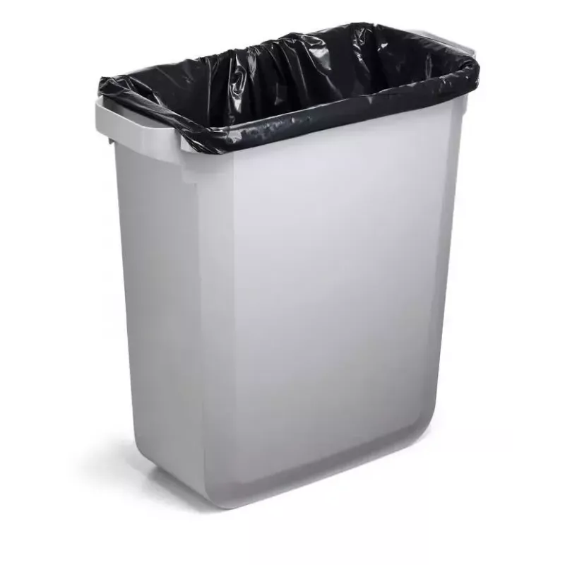 Papelera Durable 1800503050 rectangular plástico gris ancho 590 mm profundidad 282 mm alto 600 mm