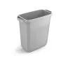 Papelera Durable 1800503050 rectangular plástico gris ancho 590 mm profundidad 282 mm alto 600 mm