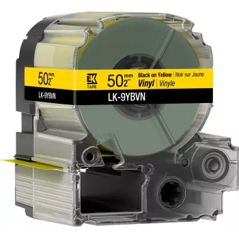 Cinta Epson LK-9YBVN Amarillo sobre Negro