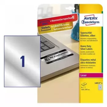 Etiqueta autoadhesiva para impresora Avery L6013-8