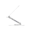 Conceptronic DONN27G, Soporte para portátil, Plata, Aluminio, 360°, USB 3.2 Gen 1 (3.1 Gen 1) Type-C, 5000 Mbit/s