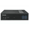 Shuttle XPC sistema delgado DL3000XA, Intel N100, 8GB RAM, 128GB SSD M.2 (NVMe), 2x LAN (2x 2.5Gbit), 2xCOM, 1xHDMI, 1xDP, 1x VGA, sin ventilador, funcionamiento continuo 24/7