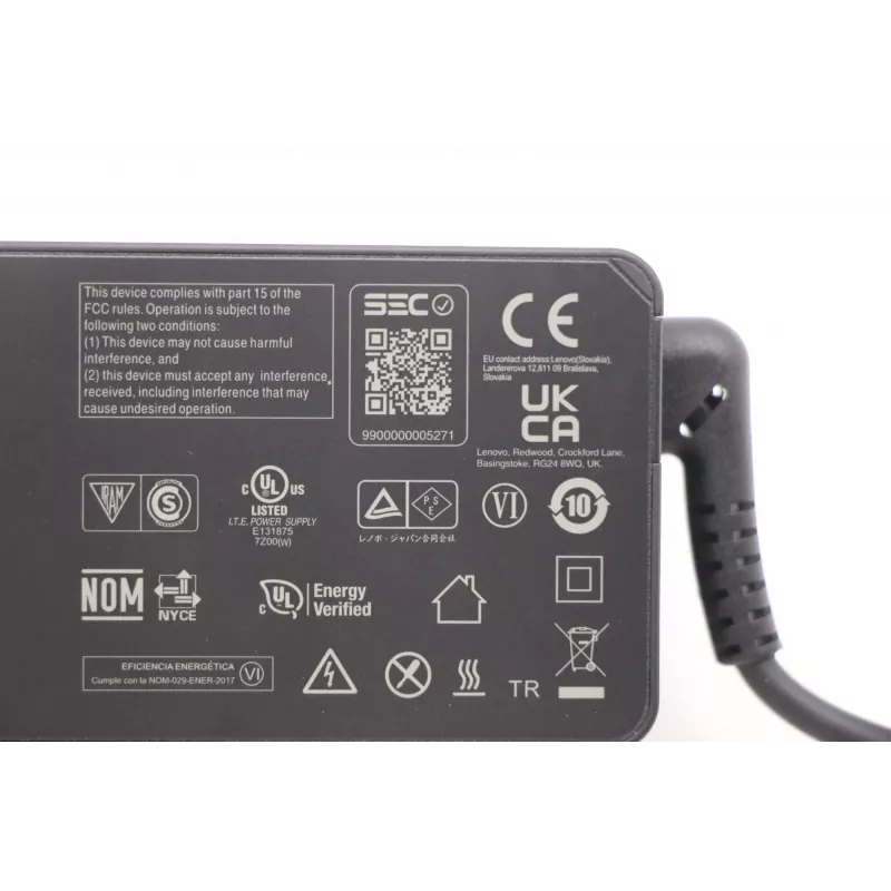 Lenovo 5A10W86295 Fuente de alimentación para interior 65 W Negro