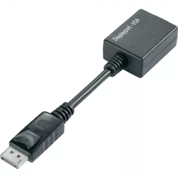 Adaptador Techly DisplayPort DP a VGA M F IADAP DSP-250, 0,07 m, DisplayPort, 2 x VGA (D-Sub), macho, hembra, 1920 x 1200 píxeles