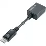 Adaptador Techly DisplayPort DP a VGA M F IADAP DSP-250, 0,07 m, DisplayPort, 2 x VGA (D-Sub), macho, hembra, 1920 x 1200 píxeles