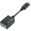 Adaptador Techly DisplayPort DP a VGA M F IADAP DSP-250, 0,07 m, DisplayPort, 2 x VGA (D-Sub), macho, hembra, 1920 x 1200 píxeles