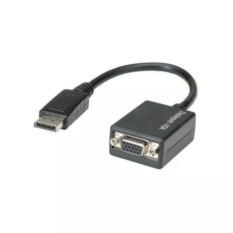 Adaptador Techly DisplayPort DP a VGA M F IADAP DSP-250, 0,07 m, DisplayPort, 2 x VGA (D-Sub), macho, hembra, 1920 x 1200 píxeles