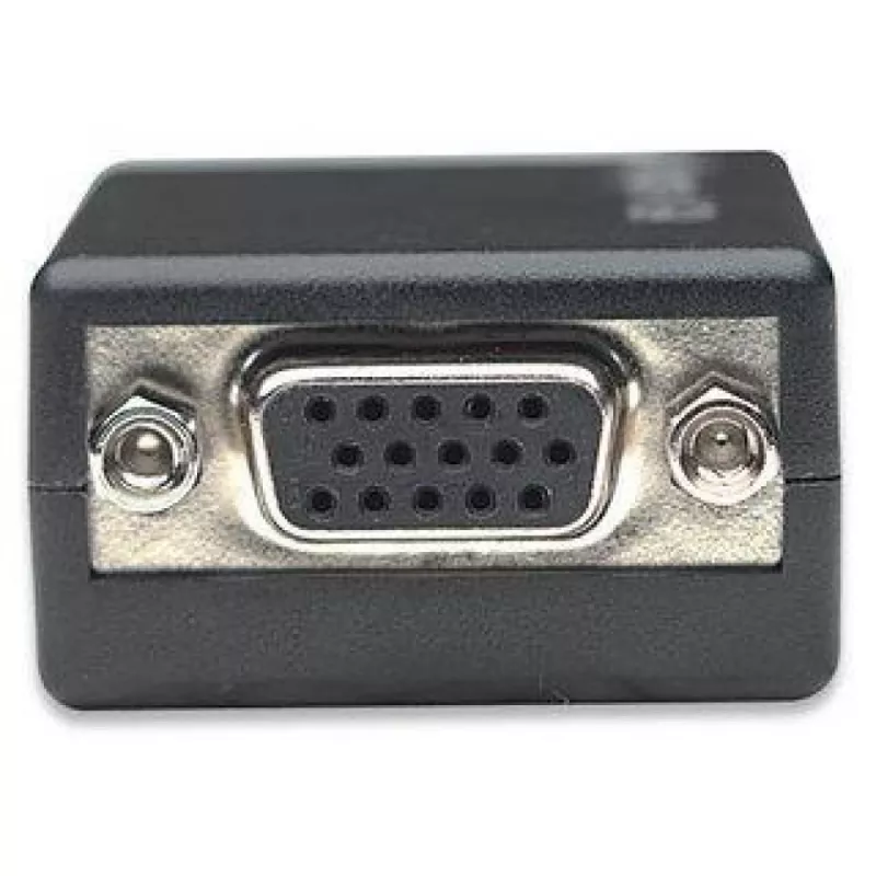 Adaptador Techly DisplayPort DP a VGA M F IADAP DSP-250, 0,07 m, DisplayPort, 2 x VGA (D-Sub), macho, hembra, 1920 x 1200 píxeles