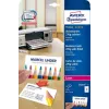 Avery Zweckform Quick&Clean C32026-25 tarjetas de visita, blanco, 54 x 85 mm, 270 g/m2, 250 tarjetas (25 hojas)