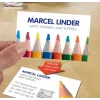 Avery Zweckform Quick&Clean C32026-25 tarjetas de visita, blanco, 54 x 85 mm, 270 g/m2, 250 tarjetas (25 hojas)