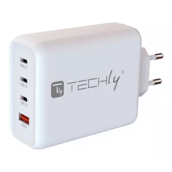 Techly IPW-PD140W-WH Cargador móvil batería externa, smartphone, tablet, universal blanco AC carga rápida interior