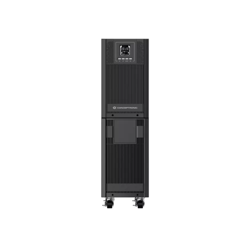 SAI online torre Conceptronic ZEUS52E6K 6000VA 5400W, doble conversión (Online), 6 kVA, 5400 W, senoidal, 110 V, 300 V