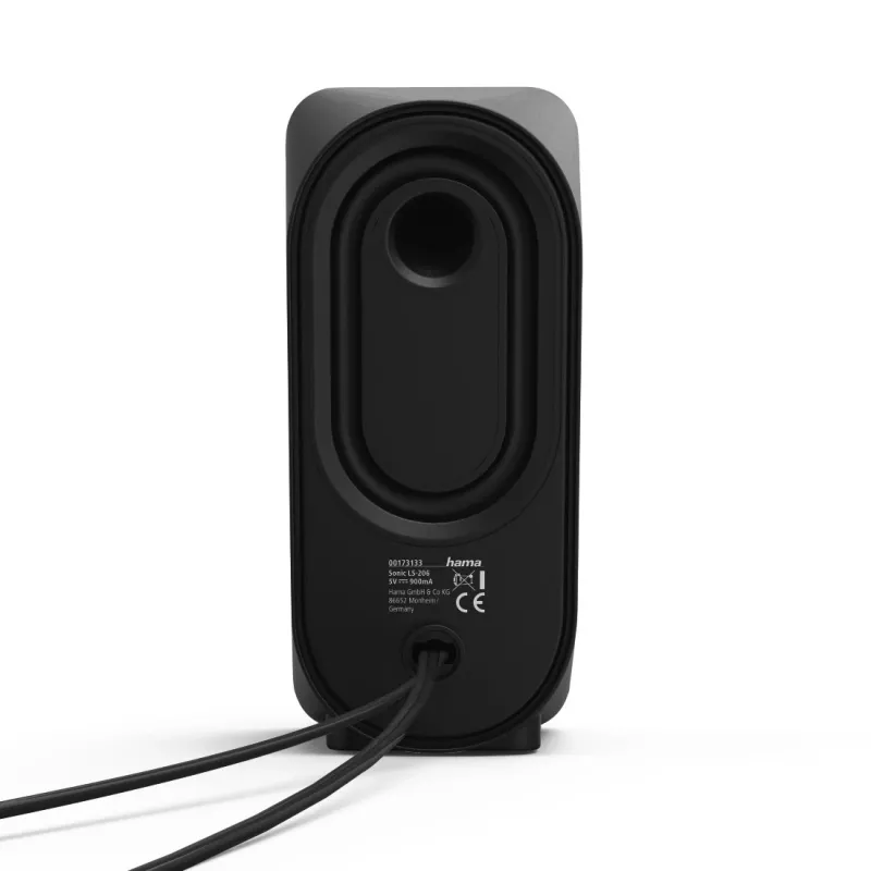 Hama Sonic LS-206 negro, plateado 6 W