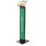 Soporte multimedia Compulocks Universal Tablet Cling Brandable de suelo negro
