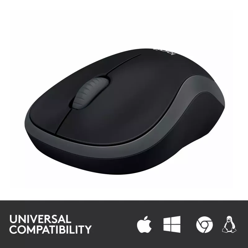 Ratón Logitech M185 Swift Wireless Gris