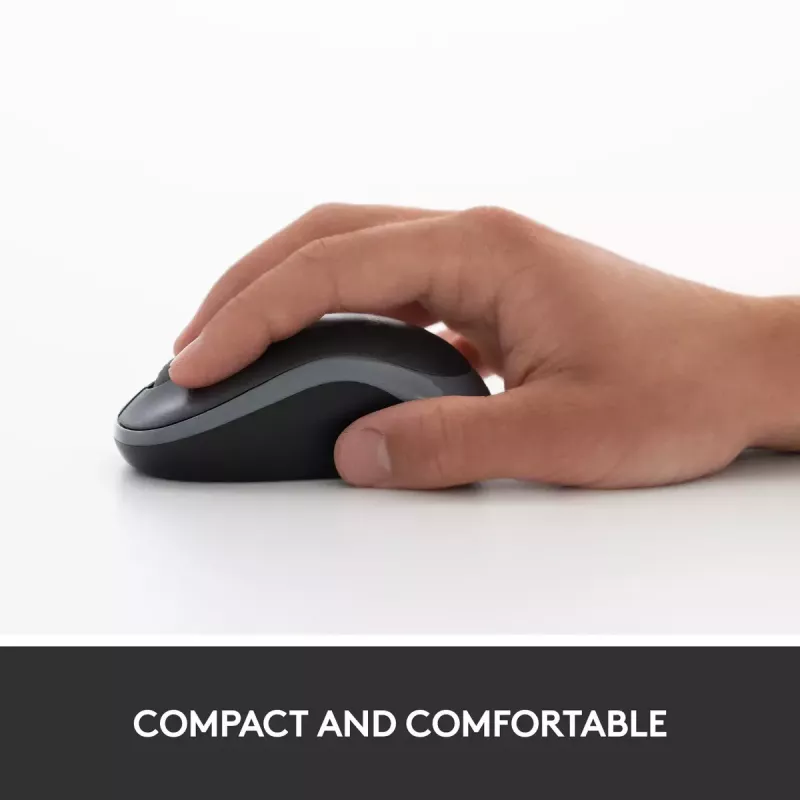 Ratón Logitech M185 Swift Wireless Gris