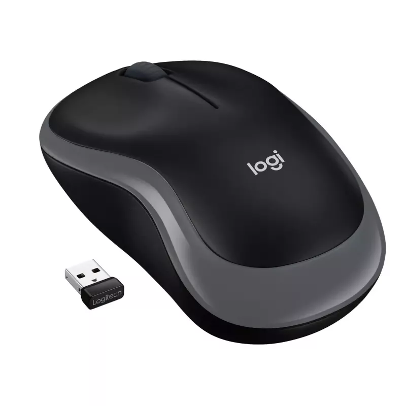 Ratón Logitech M185 Swift Wireless Gris