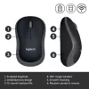 Ratón Logitech M185 Swift Wireless Gris