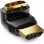 Techly Adaptador HDMI M / H en ángulo L IADAP HDMI-L, HDMI, HDMI, Negro