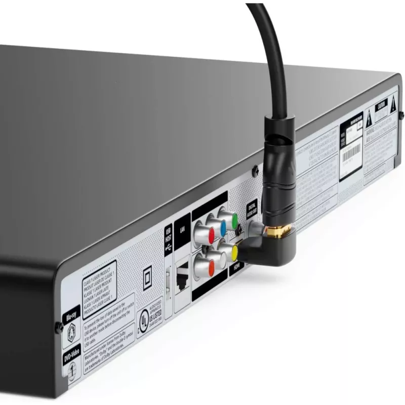 Techly Adaptador HDMI M / H en ángulo L IADAP HDMI-L, HDMI, HDMI, Negro