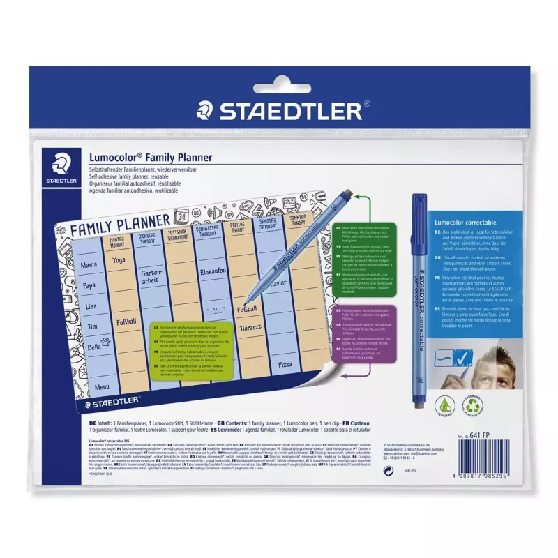 Rotulador Staedtler Lumocolor set planificador familiar 641 FP