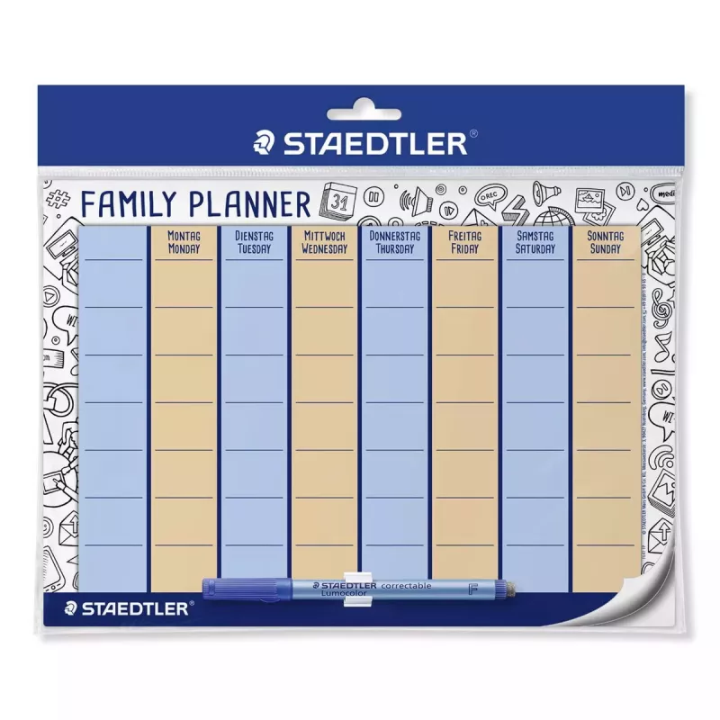Rotulador Staedtler Lumocolor set planificador familiar 641 FP