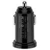 Techly cargador mini para coche 2 puertos USB-A 24W / 4,8A negro