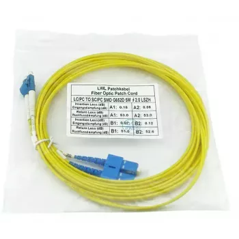 Cable de fibra óptica InfiniBand BlueOptics CAB-SMF-LC-SC-1 1 m LC/UPC SC/UPC