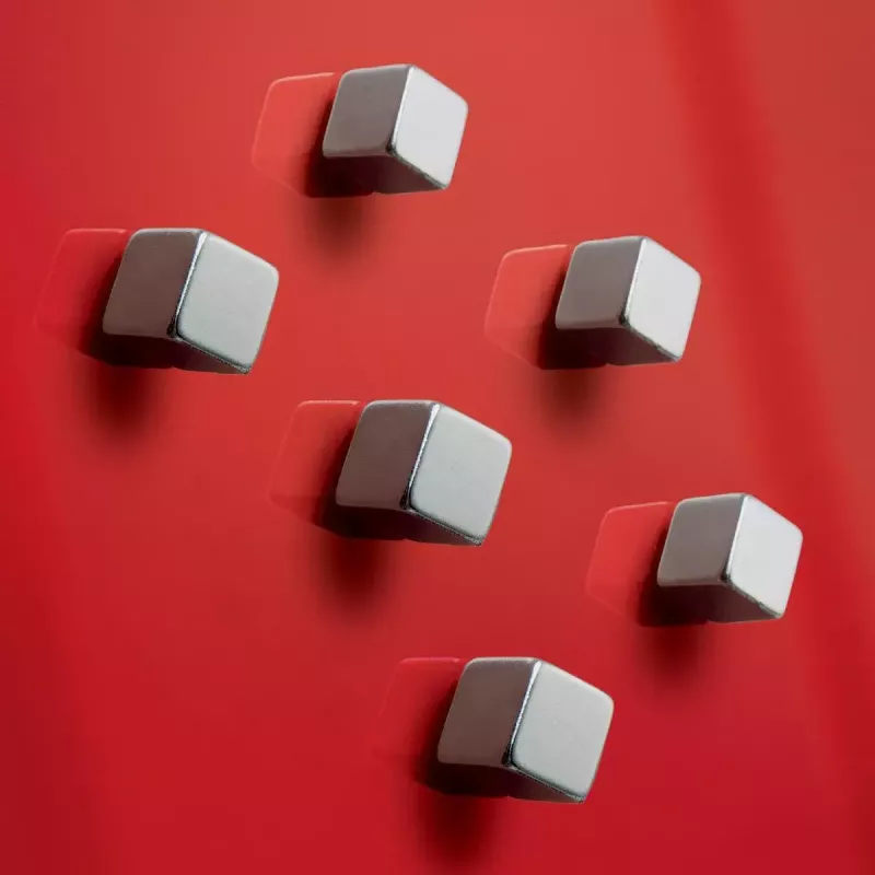 Sigel BA192 Imán para manualidades cubo neodimio plata 10 mm