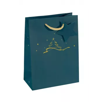 Bolsa de regalo Sigel GT035 azul 170x90x230 mm