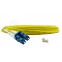 BlueOptics 040402G5120000015M cable patch de fibra óptica LC-LC monomodo dúplex, LC-UPC, 15 m, beige