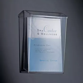 Sujetador de documentos Sigel LH325 acrílico transparente